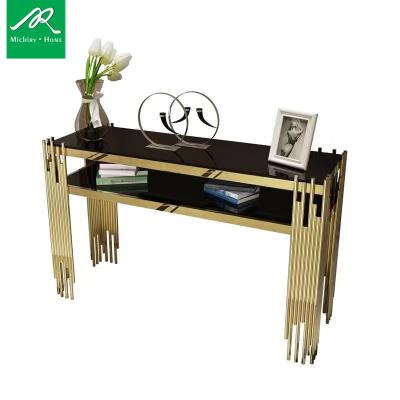 China Modern Post Modern Entry Cabinet Stainless Steel Entry Table Marble Entry Table for sale