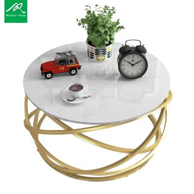 China Modern Nordic marble tea table living room small tea table round tea table for sale