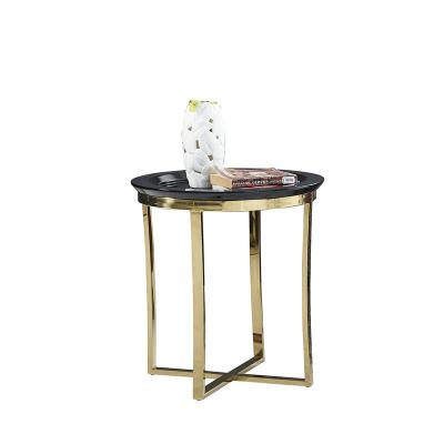 China New Class Modern Style Design Side Table Hot Selling Nordic Gold for sale