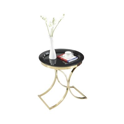 China Modern Nordic New Design Hot Selling Side Table Gold for sale