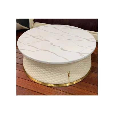 China Fashionable Hot Selling Reception Tea Table Living Room Coffee Table Marble Coffee Table for sale