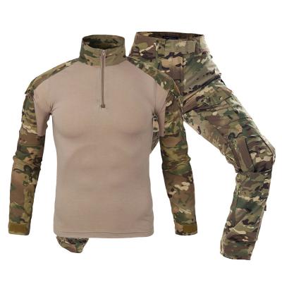 China Camouflage Army Multicam Suit Frog Military Uniforms Clothing Tactical Clothing Custom Made Anti-static Uniform for sale