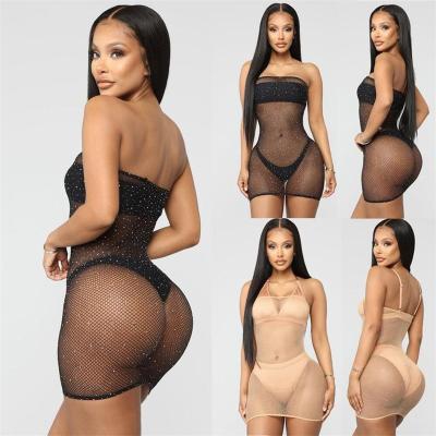 China Lenceria Breathable Allure Women--2021 sexy Para-mujer nightgown xnxx body stocking net bodystocking sheer body stocking for sale