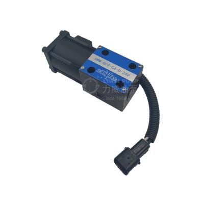 Cina Elettrovalvola a solenoide del carrello elevatore del connettore di tre cavi 24V per il cinese CPCD40-100 YQXD100-4200 in vendita