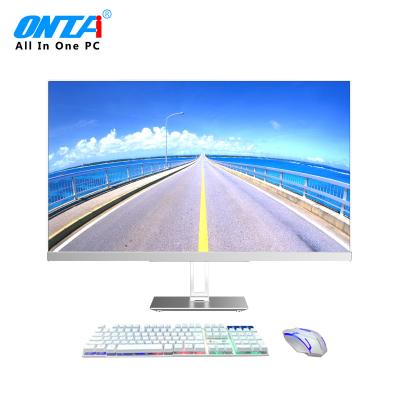 China Build in camera ONTAI assemble aio pc pc all in one computer no frontier monitor portatili di gioco 21.6 inch 8gb 512gb ssd for sale