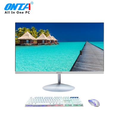 China Build In Camera 21.5 Inch Round Base Anti-peep Screens All In One Computers Desktop PC Gamer for sale