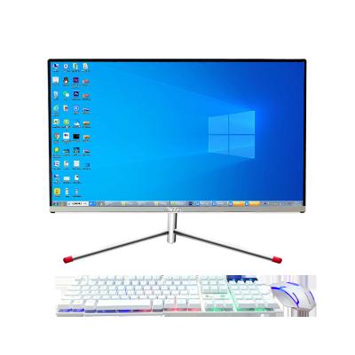 China core i3/i5/i7 23.8 all-in-one gaming motherboards itx usb port pc educational desk all in one computer in stock fast shipping for sale