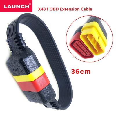 China For Launch X431 Launch V/V+/PRO/PRO 3 ThinkDiag/etc OBD Cable 36CM. for Launch X431 V/V+/PRO/PRO 3 ThinkDiag 16-PIN OBD2 Extension Connector Cable for sale