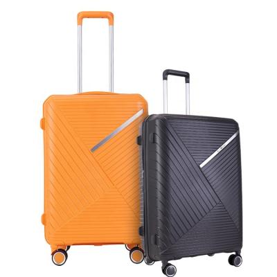 China Popular China Quality Supplier Spinner Travel Trolley Hardside PP Luggage Suitcase Set for sale