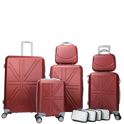 China Wholesale High Quality Long Distance Travel In Wheel Running Universal ABS Hard Shell Travel Bag Trolley Luggage for sale