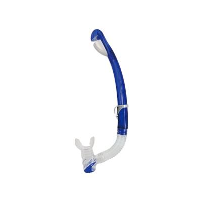 China Adult silicone mouthpiece+PVC tube valve food grade silicone top mouthpiece snorkeling dry snorkeling snorkel for sale