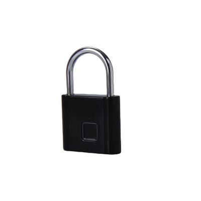 China Smart Office Door Security Fingerprint Padlock Door Lock Keyless Fingerprint Quick Open Padlock for sale