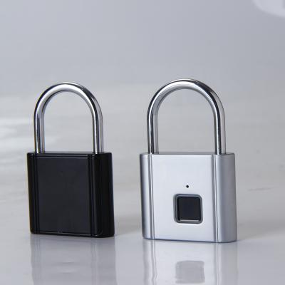 China Office Door Smart Lock Fingerprint Padlock Quickly Open Drawer Padlock Anti-theft Fingerprint Lock Smart Small Luggage Lock for sale