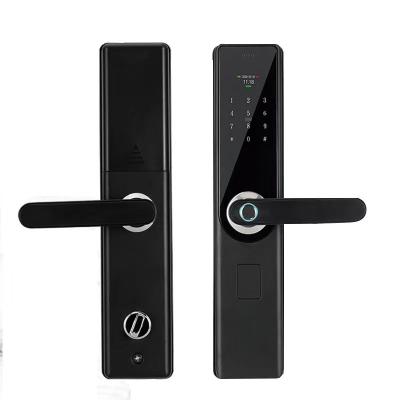 China Modern Smart Fingerprint Password Lock Apartment Home Door Electronic Swipe Hotel Lock for sale