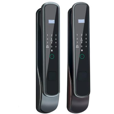 China Fingerprint Indoor Anti-theft Waterproof Electronic Lock Password Anti-peep Code Lock Smart Door Lock for sale