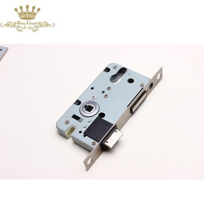 China Wooden Doors Deaf Lock Cylinder Insert Lock Body Door Handle Mortise Double Tongue Double Insurance Mortise Groove Door Lock Body for sale