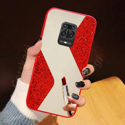 China Shockproof S Line Mirror Glitter Case For XIAOMI MI Note 10 Lite Redmi 9A 9AT 9C NFC Note 9 8 XIAOMI MI Note 9 Pro 9Pro Max Diamond Cover for sale