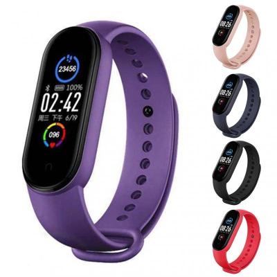 China GPS Navigation M5 Smart Band Women Men Women Men Heart Rate Blood Pressure Sleep Monitor Pedometer For IOS Android HarmonyOS for sale