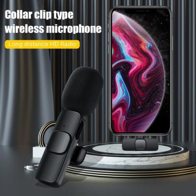 China Lavalier Microphone Youtuber Set Ultra Low Latency Portable Lavalier Wireless Microphone Live Clip On Mini Microphone Video Factory Recording MIC for sale