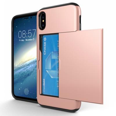 China For iphone X case with card holder for iphone X case with card holder, card case holder for iPhone X for sale