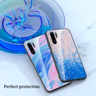 China Luxury Marble Glass Phone Case For Huawei P9 P10 Lite Luxury Marble Glass Phone Case For Huawei P9 P10 Lite P20 P40 Pro P30 Lite nova 2 3 3i 5T P SMART Z Plus Case Coque 2019 covers for sale