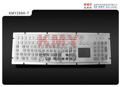 China Teclado de aço inoxidável Vandalproof do metal do quiosque IP65 com dispositivo apontando de Trackpad à venda