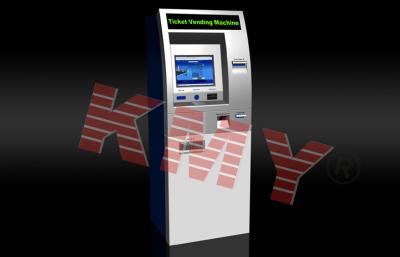 China Self Service Multi Touch Ticket Vending Kiosk Machine With Thermal Printer for sale