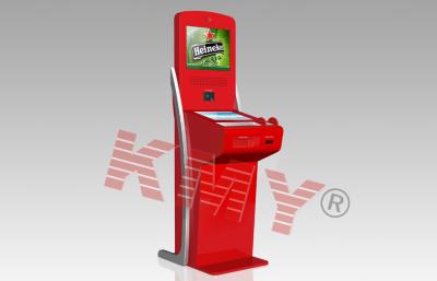 China 19'' Red Aluminum Multi Touch Amusement Video Game Kiosk Signage LCD display for sale