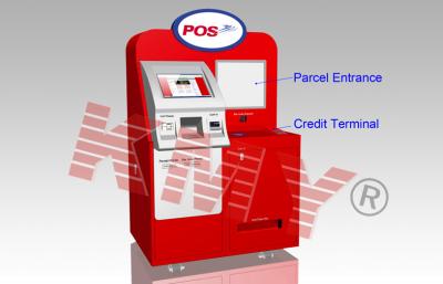 China Zahlungs-Selbstservice-Postkiosk des elektronischen Zahlungsverfahrens für Postbüro zu verkaufen