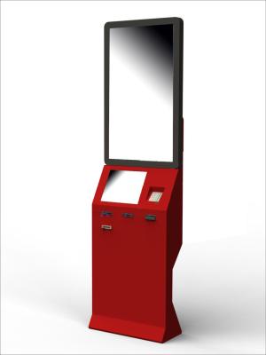 中国 Ticket/Card Vending Kiosk Dual Touch Screen With Extra Singage LCD Display 販売のため