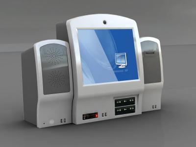 China Stainless Steel Ticket Vending Kiosk , Windows7 Desktop Self-service Kiosk for sale