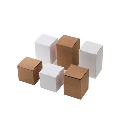 China Recyclable Custom Logo E-Co Kraft Friendly Paper Business Card Packaging Box for sale