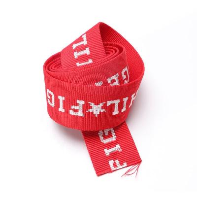 China High Quality Custom Polyester Jacquard Webbing custom embroidered Webbing for sale