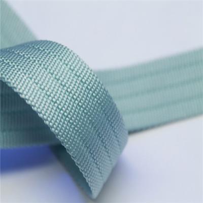 China 30mm Nylon Webbing Strap Sustainable Light Blue For Belt Dog Collars for sale