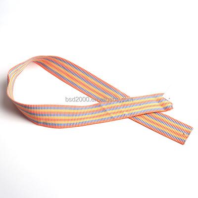 China Custom Logo Polyester Webbing Strap Heat Transfer Prints Striped For Belt zu verkaufen