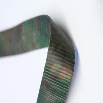 China Heat Transfer Printed Webbing Strap Sustainable Forest Sublimation Pattern zu verkaufen