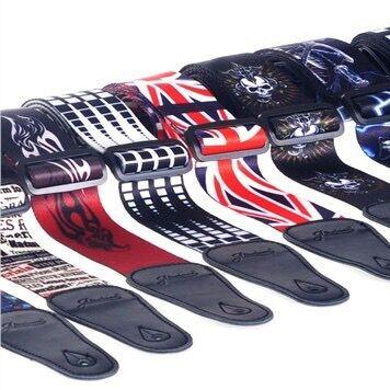 中国 High quality Factory direct sale cheap guitar belt guitar strap custom bass guitar straps of cotton webbing 販売のため