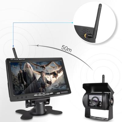 China Bus 1024x600 High Resolution TFT LCD 7 Inch Wireless Monitor Camera System for sale