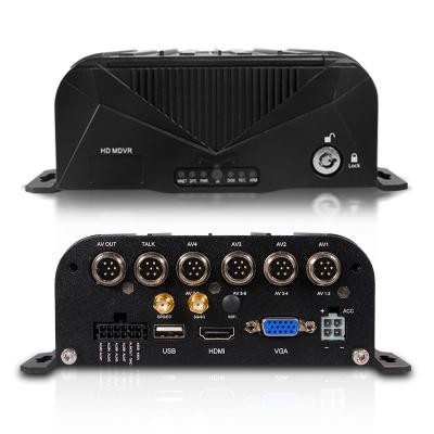 China Waterproof 1080P 4G GPS DVR Mobile Fleet Management Monitor System H.264 8CH HDD MDVR for sale