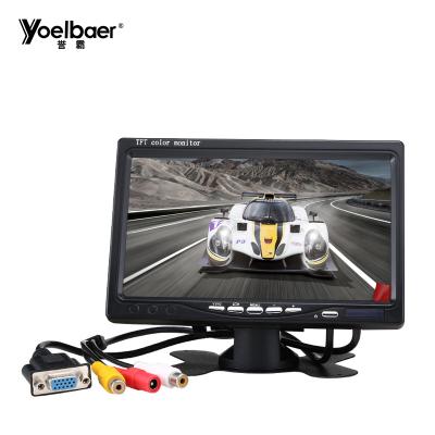 China Reversing Alone Small Size Assist LCD Monitor Stand 7 Inch LCD Monitor With VGA Plug 7 Monitor for sale