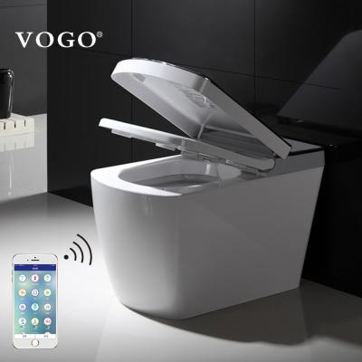 China Modern Chinese School Girl Siphon Spray Flushing Wc Electronic Smart Toilet Smart Bidet for sale