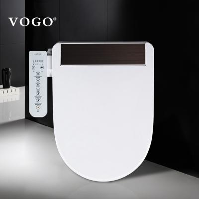 China Children's Toilet Seats VOGO Electric Bidet Seat Soft Closing Led Night Lamp Toilet WC Seat Cover With Water Spray for sale