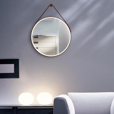 China High Quality Round Home Bathroom Fitness Lighted Smart Beauty Mirror for sale