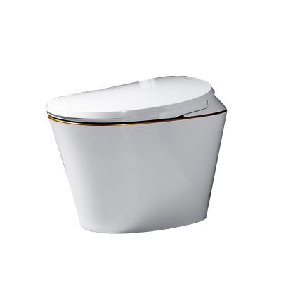 China Automatic Operation Brand Top Sensor One Piece Toilet Without Water Tank for sale