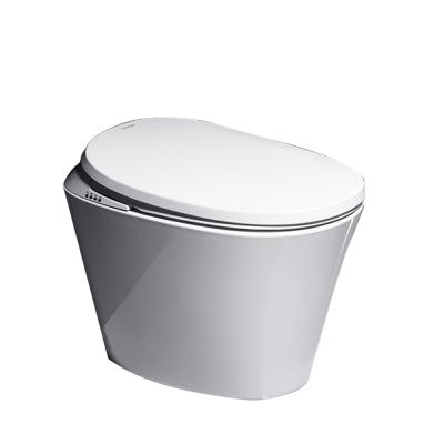 China Western white colorful automatic operation cheap price poo pee electric toilet for sale