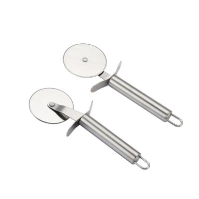 China Stocked Food Grade Pizza Tools Stainless Steel Pizza Cutter Wheel For Kitchen for sale