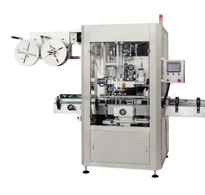 China Automatic Beverage Shrink Sleeve Labeling Machine With Steam Shrink Tunnel And Generator for sale