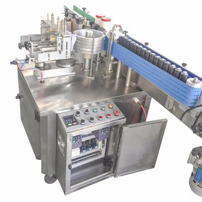 China Beverage Tomato Sauce Food Cans Cold Glue Labeling Machine for sale