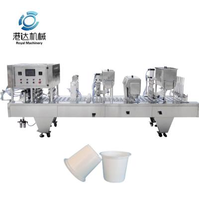 China Beverage Beverage Water Plastic Cup Filling And Sealing Machine for sale