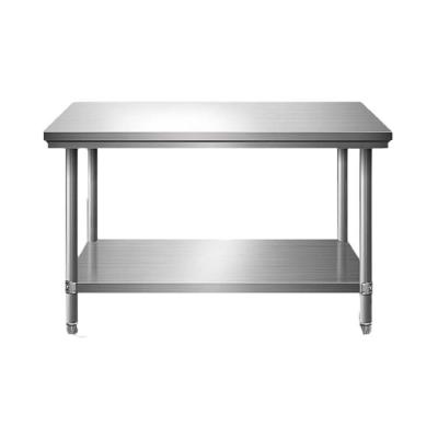 China High Quality Commercial Stainless Steel+Stainless Steel Kitchen Work Table Cold Rolled Steel Work Table for sale